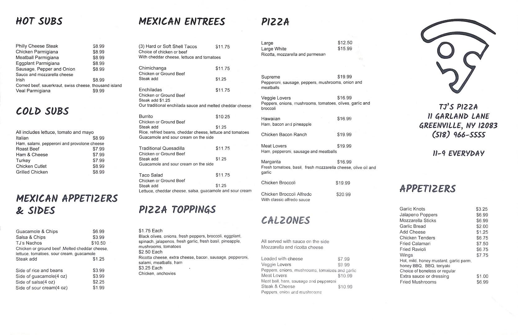 TJ's Pizza